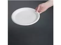 Een Fiesta Compostable composteerbare bagasse borden 26cm (50 stuks) koop je bij ShopXPress