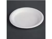 Een Fiesta Compostable composteerbare bagasse borden 17,9cm (50 stuks) koop je bij ShopXPress