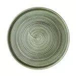 Een Churchill Stonecast Patina Burnished Green bord met opstaande rand 22 cm pak van 6 koop je bij ShopXPress