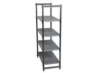 Een Cambro stelling 183cm hoog 4 planken - 54cm diep - 107cm breed koop je bij ShopXPress