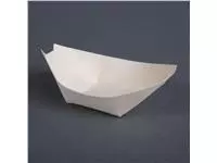 Een Fiesta Compostable biologisch afbreekbare houten serveerbootjes 80mm (100 stuks) koop je bij ShopXPress