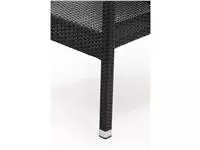 Een Bolero polyrotan stoelen met armleuning antraciet (4 stuks) koop je bij ShopXPress