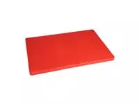 Een Hygiplas LDPE extra dikke snijplank rood 450x300x20mm koop je bij ShopXPress