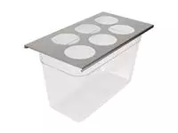 Een FIFO 6-gaats dispenser organiser GN 1/3 koop je bij ShopXPress