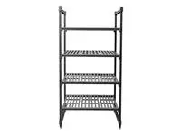 Een Cambro stelling 183cm hoog 4 schappen - 61cm diep - 91,5cm breed koop je bij ShopXPress