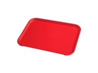 Een Cambro polypropyleen fastfood dienblad rood 410mm koop je bij ShopXPress