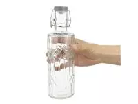 Een Olympia geo glazen waterfles met stop 640 ml (6 stuks) koop je bij ShopXPress