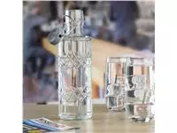 Een Olympia geo glazen waterfles met stop 640 ml (6 stuks) koop je bij ShopXPress