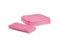 Een Jantex microvezel doeken 40x40cm roze (5 stuks) koop je bij ShopXPress