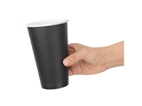 Een Fiesta Recyclable koffiebeker enkelwandig zwart 455ml (1000 stuks) koop je bij Supplierz BV