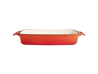 Buy your Vogue rechthoekige gietijzeren ovenschaal oranje 2,8L at Supplierz BV