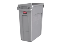 Een Rubbermaid Slim Jim container met luchtsleuven 60L koop je bij Supplierz BV