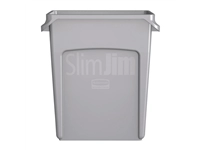 Een Rubbermaid Slim Jim container met luchtsleuven 60L koop je bij Supplierz BV