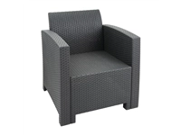 Vous pouvez acheter un Ensemble fauteuils et table en rotin PP Bolero gris chez Supplierz BV