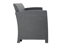 Vous pouvez acheter un Ensemble fauteuils et table en rotin PP Bolero gris chez Supplierz BV