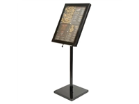 Een Securit LED info display zwart (incl. paal en voet) koop je bij Supplierz BV