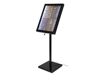 Een Securit LED info display zwart (incl. paal en voet) koop je bij Supplierz BV