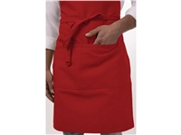 Vous pouvez acheter un Tablier bavette Chef Works rouge chez Supplierz BV