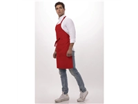 Vous pouvez acheter un Tablier bavette Chef Works rouge chez Supplierz BV