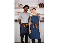 Vous pouvez acheter un Tablier serveur Southside denim bleu et ceinture ocre chez Supplierz BV