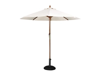 Een Bolero ronde parasol creme 2,5 meter koop je bij Supplierz BV