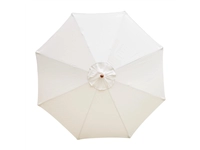 Een Bolero ronde parasol creme 2,5 meter koop je bij Supplierz BV