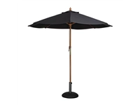 Een Bolero ronde parasol zwart 2,5 meter koop je bij Supplierz BV