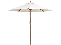 Een Bolero ronde parasol creme 3m koop je bij Supplierz BV