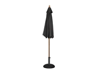 Een Bolero ronde parasol zwart 3m koop je bij Supplierz BV