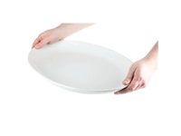 Een Olympia Whiteware diepe ovale schaal 50cm koop je bij Supplierz BV