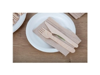 Een Fiesta Compostable biologisch afbreekbare houten vorken 15,5cm (100 stuks) koop je bij Supplierz BV