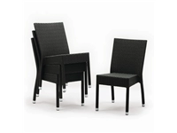 Buy your Bolero polyrotan stoelen antraciet (4 stuks) at Supplierz BV