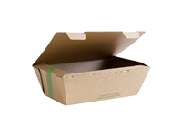 Een Vegware composteerbare ribkartonnen bakjes groot 60(H)x 130(B)x 195(D)mm (300 stuks) koop je bij Supplierz BV