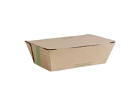 Een Vegware composteerbare ribkartonnen bakjes groot 60(H)x 130(B)x 195(D)mm (300 stuks) koop je bij Supplierz BV