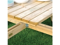 Buy your Rowlinson vierkante houten picknicktafel 198cm at Supplierz BV