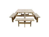 Buy your Rowlinson vierkante houten picknicktafel 198cm at Supplierz BV