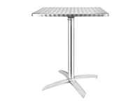 Buy your Bolero vierkante aluminium klaptafel met RVS blad 60cm at Supplierz BV