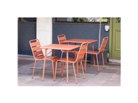 Buy your Bolero Terracotta vierkante stalen lattentafel - 700 mm at Supplierz BV