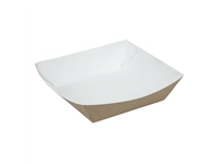 Vous pouvez acheter un Grandes barquettes alimentaires kraft compostables Colpac 148mm chez Supplierz BV