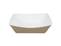 Vous pouvez acheter un Grandes barquettes alimentaires kraft compostables Colpac 148mm chez Supplierz BV