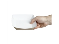 Vous pouvez acheter un Grandes barquettes alimentaires kraft compostables Colpac 148mm chez Supplierz BV