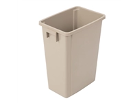 Een recycling afvalbak beige 56L koop je bij Supplierz BV