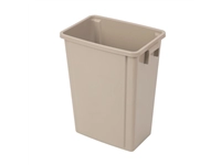 Een recycling afvalbak beige 56L koop je bij Supplierz BV