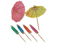 Buy your Papieren parasol cocktailprikkers assorti (144 stuks) at Supplierz BV