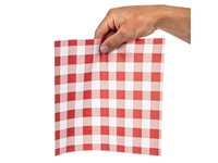 Een Rood Gingham vetvrij papier 25x25cm (200 stuks) koop je bij Supplierz BV