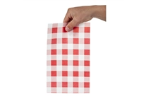 Een Rood Gingham vetvrij papier 19x31cm (200 stuks) koop je bij Supplierz BV