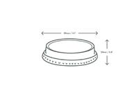 Sie können einen Vegware Flache kompostierbare Deckel ohne Loch 200ml bei Supplierz BV kaufen