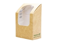 Een Vegware composteerbare tortilladozen met PLA-venster (500 stuks) koop je bij Supplierz BV