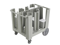 Vous pouvez acheter un Chariot ajustable à assiettes Cambro 6 compartiments chez Supplierz BV