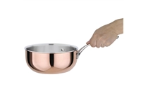 Buy your Vogue Triwall koperen inductie sauteuse conisch 20cm at Supplierz BV